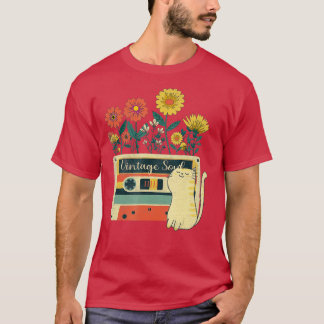 Funny Cat for Girls -  Wildflower Soul Flo T-shirt