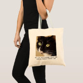 Funny Cat Foto gepersonaliseerd Tote Bag (Voorkant (product))