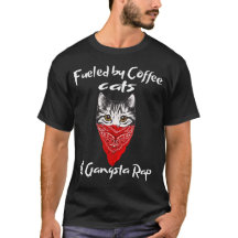 Funny Cat gevuld met koffie en Gangsta Rap