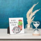 Funny Cat Goedkeuring gasten Fotoplaat (Insitu)