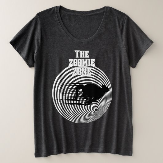 Funny Cat Grote Maat T-shirt (Design voorkant)