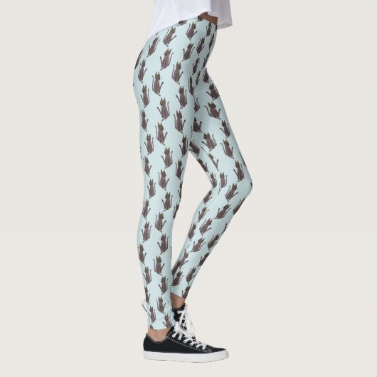 Funny Cat Humor Leggings (Rechts)