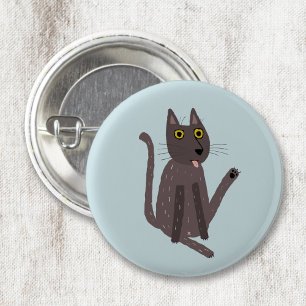 Funny Cat Humor Ronde Button 5,7 Cm