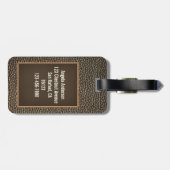 Funny Cat Humoureus Bagagelabel (Achterkant horizontaal)