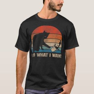 Funny Cat, ik doe wat ik wil kat, kat T-shirt