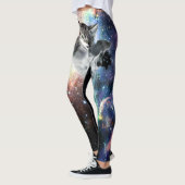 Funny cat in de ruimte leggings (Links)