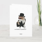 Funny Cat Kaart (Achterkant)
