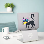 Funny Cat Kamala Mange Trump Sticker électoral Har (Ordinateur portable sur le bureau)