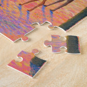 Funny Cat Kerstmis Camel Wise Mannen Creationarts Legpuzzel (Zijkant)