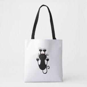 Funny Cat Lady Bag Draagtas