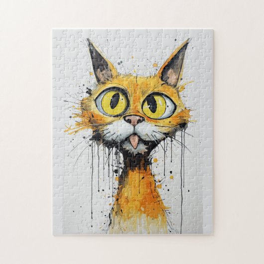Funny Cat Legpuzzel (Verticaal)