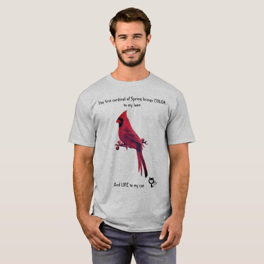 Funny cat-liefhebbers T-Shirt (Voorkant volledig)