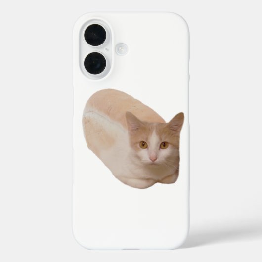 Funny Cat Loaf Meme Cat Bread Phone case (Achterkant)