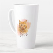Funny Cat Lover Latte Mug – Cute Gift for Cat Moms (Angle gauche)
