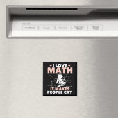 Funny Cat Lover Mathematics Humor Wiskunde Nerd Magneet (Insitu (Vaatwasser))