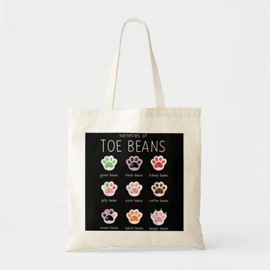 Funny Cat Lover Toe Beans Tote Bag (Voorkant)