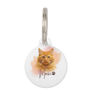 Funny Cat Lover's Pet ID Tag –  Mochi Huisdierpenning