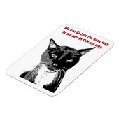 Funny Cat Magnet Magneet (Linkerzijde)