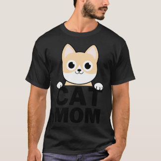 Funny Cat mama T-shirt