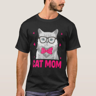 Funny Cat mammie Best Cat Mama ooit T-shirt