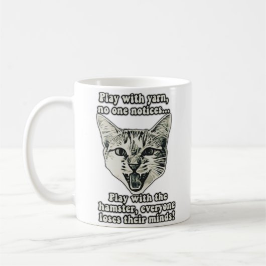 Funny cat meme for cat people and cat lovers koffiemok (Links)