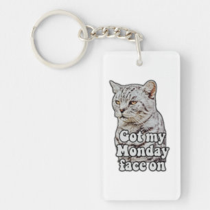 Funny cat meme for kitty lovers and cat lovers sleutelhanger