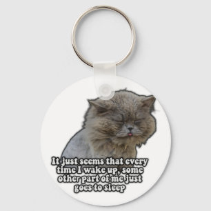 Funny cat meme for kitty lovers and cat owners sleutelhanger