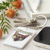 Funny cat meme voor katten- en katteneigenaars sleutelhanger (Voorkant Rechts)