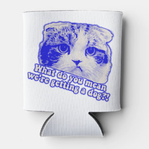 Funny cat meme voor kattenliefhebbers en katteneig blikjeskoeler