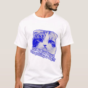 Funny cat meme voor kattenliefhebbers en katteneig t-shirt