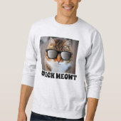 Funny Cat met CHECK MEOWT sweatshirts T-shirts (Voorkant)