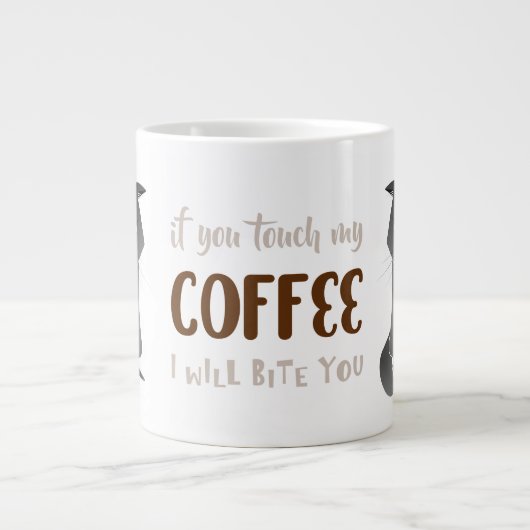 Funny Cat Mok - Grumpy Grey Cat (Voorkant)