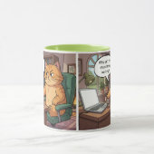 Funny cat mug (Centre)