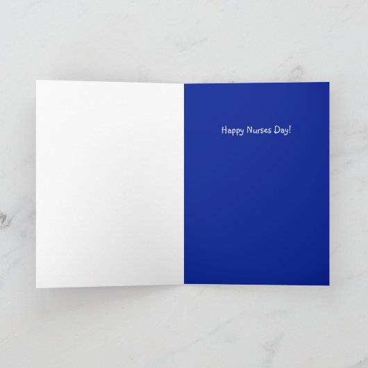 Funny Cat Nurses Day Kaart (Binnen)