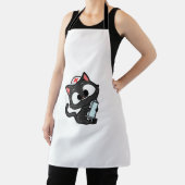 Funny Cat Nursing Gift Proud Cat Lover Nurse Schort (Insitu)