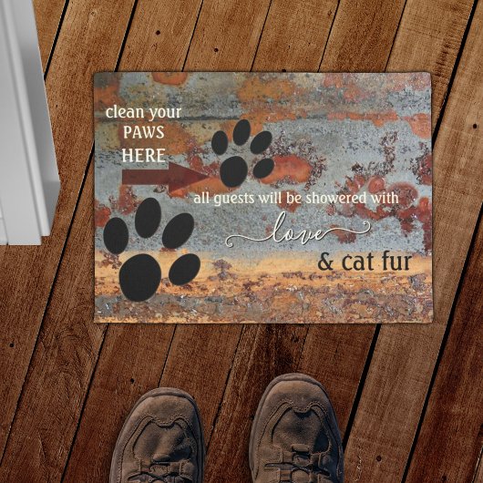 Funny Cat Paws Doormat Deurmat