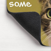 Funny Cat Photo Catnip Caption Muismat (Hoek)