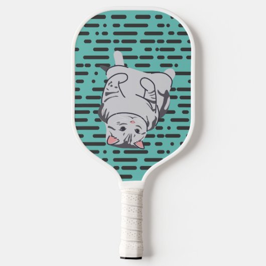 Funny Cat Pickleball Paddle (Achterkant)