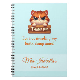 Funny Cat - Privacy Notitieboek