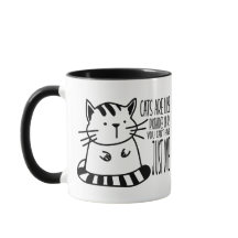 Funny Cat Pun Coffee Mok, Cat Lover Magic Mok