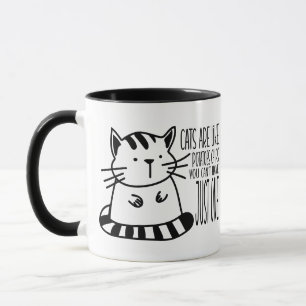 Funny Cat Pun Coffee Mok, Cat Lover Magic Mok