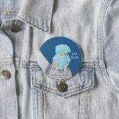Funny Cat Scan Pin Ronde Button 7,6 Cm (In situ)