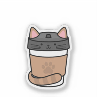 Funny Cat Sticker