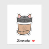 Funny Cat Sticker (Vel)