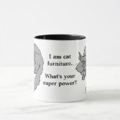 Funny Cat Super Power Mok (Midden)