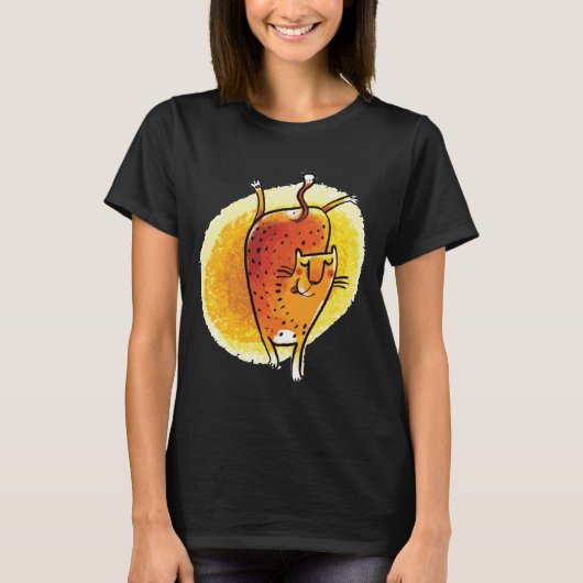 Funny Cat T-shirt (Voorkant)