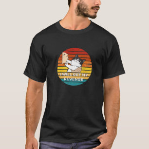 Funny Cat T-shirt Women Evil Cat T-shirt Mannen Su