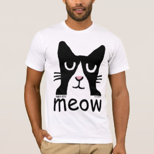 Funny Cat t-shirts, Kat Panda, MEOW T-shirt