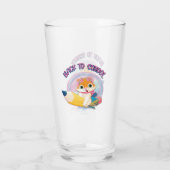 Funny Cat terug naar school Glas (Achterkant)