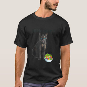 Funny Cat verwarde eetzout serieus T-shirt